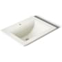 Kohler Memoirs Stately 17" Drop In Bathroom Sink with 1 Hole Drilled and Overflow Biscuit
