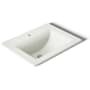 Kohler Memoirs Stately 17" Drop In Bathroom Sink with 1 Hole Drilled and Overflow Dune