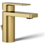 Kohler Parallel 1.2 GPM Single Hole Bathroom Faucet with Pop-Up Drain Assembly Vibrant Moderne Brushed Brass
