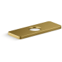 Kohler Parallel 6-3/8" Escutcheon Plate Vibrant Brushed Moderne Brass