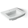 Kohler Archer 24" Pedestal Bathroom Sink with 1 Hole Drilled and Overflow Ice Grey