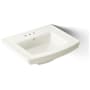 Kohler Archer 24" Pedestal Bathroom Sink with 3 Holes Drilled and Overflow Biscuit