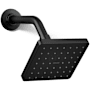 Kohler Parallel 2.5 GPM Single Function Shower Head With Katalyst Air-Induction Spray Technology Matte Black
