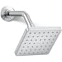 Kohler Parallel 2.5 GPM Single Function Shower Head With Katalyst Air-Induction Spray Technology Polished Chrome