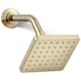 Kohler Parallel 1.75 GPM Single Function Shower Head Vibrant French Gold