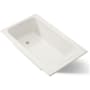 Kohler Avec 60" Drop In Acrylic Soaking Tub with Reversible Drain Biscuit