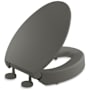 Kohler Hyten Elongated Toilet Seat with Quick Release Thunder Grey
