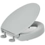 Kohler Hyten Elongated Toilet Seat with Quick Release Ice Grey