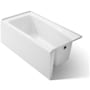 Kohler Irvine 60" x 30" Alcove Bath with Right-Hand Drain White