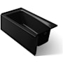 Kohler Irvine 60" x 30" Alcove Bath with Right-Hand Drain Black Black