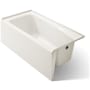 Kohler Irvine 60" x 30" Alcove Bath with Right-Hand Drain Biscuit