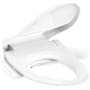 Kohler PureWash E545 Elongated Closed-Front Bidet Seat with Heated Seat, Adjustable Water Temperature and Pressure, Front and Rear Wash Modes, Automatically UV Light Self-Cleaning Wand, Quiet-Close, Quick-Release, and LED Night Light Technologies White