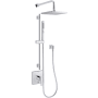Kohler Honesty Pressure Balanced Shower System with 2.5 GPM Shower Head, Hand Shower, Slide Bar, Shower Arm, Hose, and Valve Trim – Less Rite-Temp Valve Polished Chrome