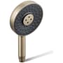 Kohler Statement 2.5 GPM Multi Function Hand Shower with MasterClean Sprayface and Katalyst Air Induction Technology Vibrant Brushed Bronze