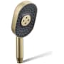 Kohler Statement 2.5 GPM Multi Function Hand Shower with MasterClean Sprayface Vibrant French Gold