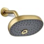 Kohler Statement 1.75 GPM Multi Function Shower Head with MasterClean Sprayface and Katalyst Air Induction Technology Vibrant Brushed Moderne Brass