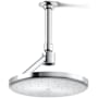 Kohler Statement Round 8-7/8" Open Rain Iconic Single Function 2.5 GPM Rainhead with Gravity-Delivered Full Coverage Rain Spray Polished Chrome