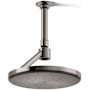 Kohler Statement Round 8-7/8" Open Rain Iconic Single Function 2.5 GPM Rainhead with Gravity-Delivered Full Coverage Rain Spray Vibrant Titanium