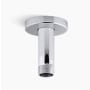 Kohler Statement 3" Ceiling-Mount Single-Function Rainhead Arm and Flange Polished Chrome