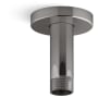 Kohler Statement 3" Ceiling-Mount Single-Function Rainhead Arm and Flange Vibrant Titanium