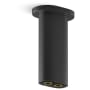 Kohler Statement 5" Ceiling-mount Two-Function Rainhead Arm and Flange Matte Black