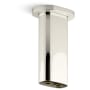Kohler Statement 5" Ceiling-mount Two-Function Rainhead Arm and Flange Vibrant Polished Nickel