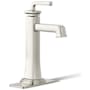 Kohler Riff 1.2 GPM Single Hole Bathroom Faucet Vibrant Polished Nickel