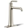 Kohler Tone 0.5 GPM Deck Mounted Bathroom Faucet Vibrant Brushed Nickel