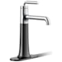 Kohler Tone 0.5 GPM Deck Mounted Bathroom Faucet Polished Chrome With Matte Black