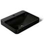 Kohler Vox 22" Vessel Sink with Overflow Black Black