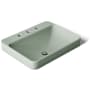 Kohler Vox 22" Vessel / Drop In Sink with Overflow Aspen Green