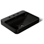 Kohler Vox 22" Vessel / Drop In Sink with Overflow Black Black