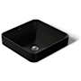 Kohler Vox 16-3/4" Vessel Sink with Overflow Black Black