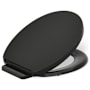 Kohler Impro Round Closed-front Toilet Seat Black Black
