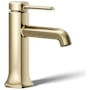 Kohler Occasion 0.5 GPM Single Hole Bathroom Faucet with Pop-Up Drain Assembly Vibrant French Gold