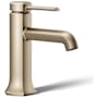Kohler Occasion 0.5 GPM Single Hole Bathroom Faucet with Pop-Up Drain Assembly Vibrant Brushed Bronze