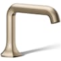 Kohler Occasion 1.2 GPM Widespread Bathroom Faucet with Pop-Up Drain Assembly - Less Handles Vibrant Brushed Bronze