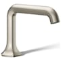 Kohler Occasion 0.5 GPM Single Hole Bathroom Faucet with Pop-Up Drain Assembly Vibrant Brushed Nickel