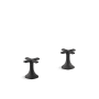 Kohler Occasion Cross Handles for Bathroom Sink Matte Black