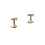 Kohler Occasion Cross Handles for Bathroom Sink Vibrant Brushed Bronze