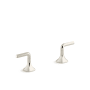 Kohler Occasion Lever Handles for Bathroom Sink Vibrant Polished Nickel