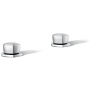 Kohler Occasion Knob Handles for Bathroom Sink Polished Chrome