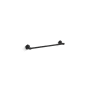 Kohler Occasion 18" Zinc Towel Bar Matte Black