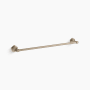 Kohler Occasion 24" Zinc Towel Bar Vibrant Brushed Bronze