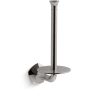 Kohler Occasion Wall Mounted Euro Toilet Paper Holder Vibrant Titanium
