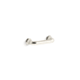 Kohler Occasion 3 Inch Center to Center Handle Cabinet Pull Vibrant Polished Nickel