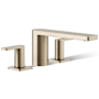 Kohler Parallel Deck Mounted Roman Tub Filler Vibrant Brushed Bronze