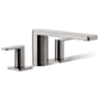 Kohler Parallel Deck Mounted Roman Tub Filler Vibrant Titanium