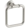 Kohler Bellera 6-11/16" Wall Mounted Towel Ring Vibrant Brushed Nickel
