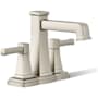 Kohler Riff 1.2 GPM Centerset Bathroom Faucet Vibrant Brushed Nickel